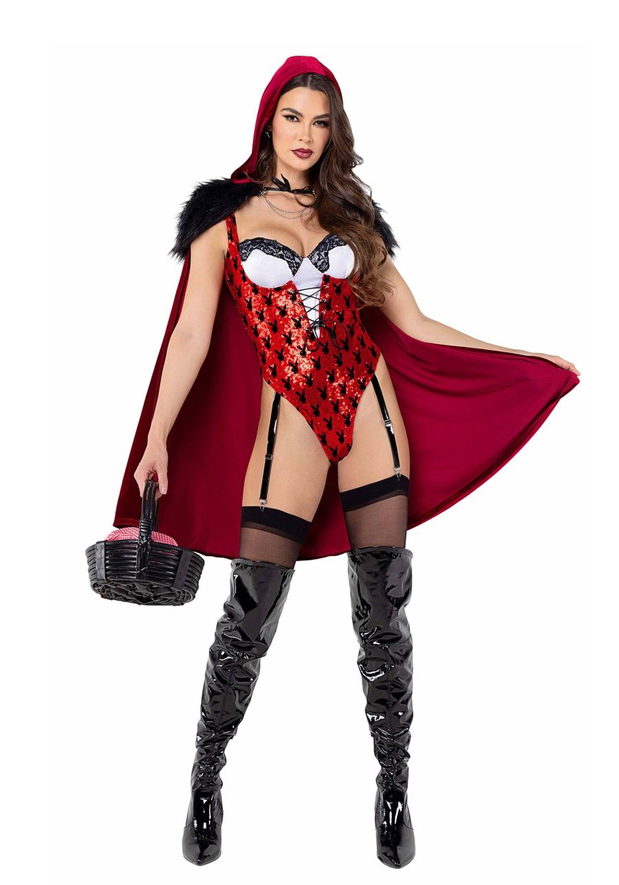 Women's Playboy Red Riding Hood Costume