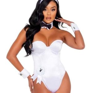 Women's Playboy White Bunny Costume