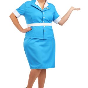 Women's Plus Size Flight Crew Costume