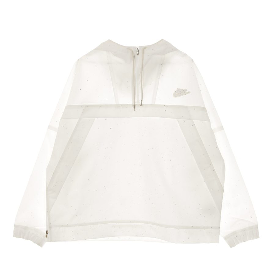 Women's Removable Windbreaker W Sportswear Jacket Anorak Trpnt Earth Day White/white