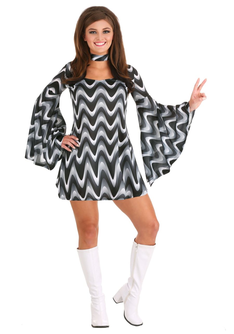 Women's Silver Queen Disco Costume