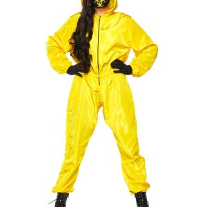 Women's Yellow Hazmat Suit Costume