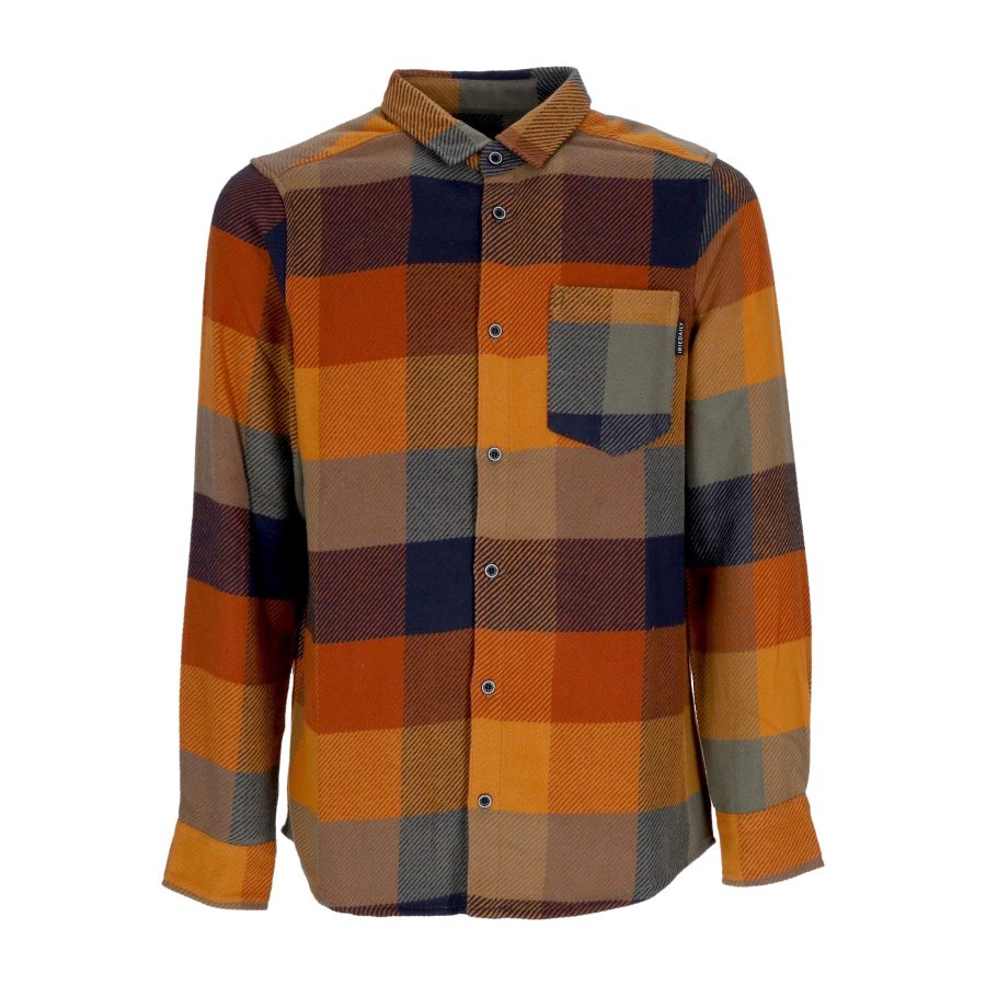 Young Fella Men's Long Sleeve Shirt L/s Shirt Caramel