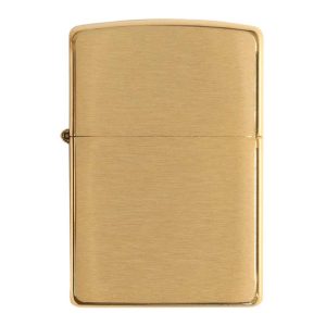 ZIPPO 168 Windproof Lighter Armor Case (1.5 Times Thicker) Brushed Brass