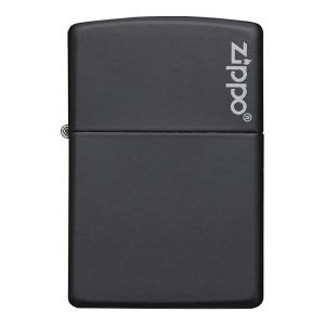 ZIPPO 218ZL Windproof Lighter Black Matte w/ Logo