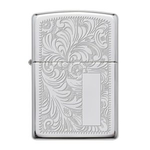 ZIPPO 352 Windproof Lighter Venetian High Polish Chrome