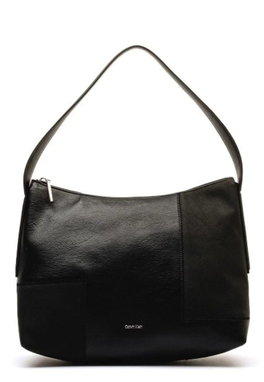 calvin klein CK BLOCK SHOULDER BAG_NUBUCK