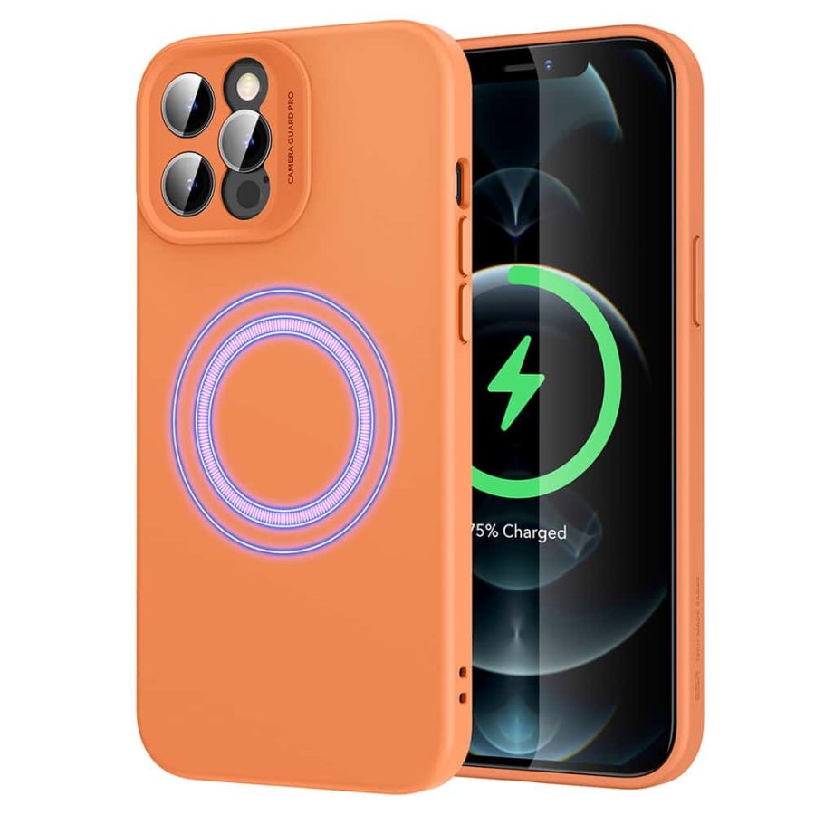 iPhone 12 Pro Cloud Soft Case with MagSafe Orange