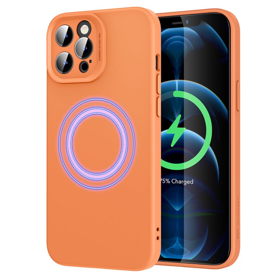 iPhone 12 Pro Max Cloud Soft Case (HaloLock) Orange