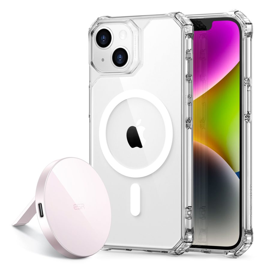 iPhone 14 Plus Place-and-Go Charging Bundle Pastel Pink