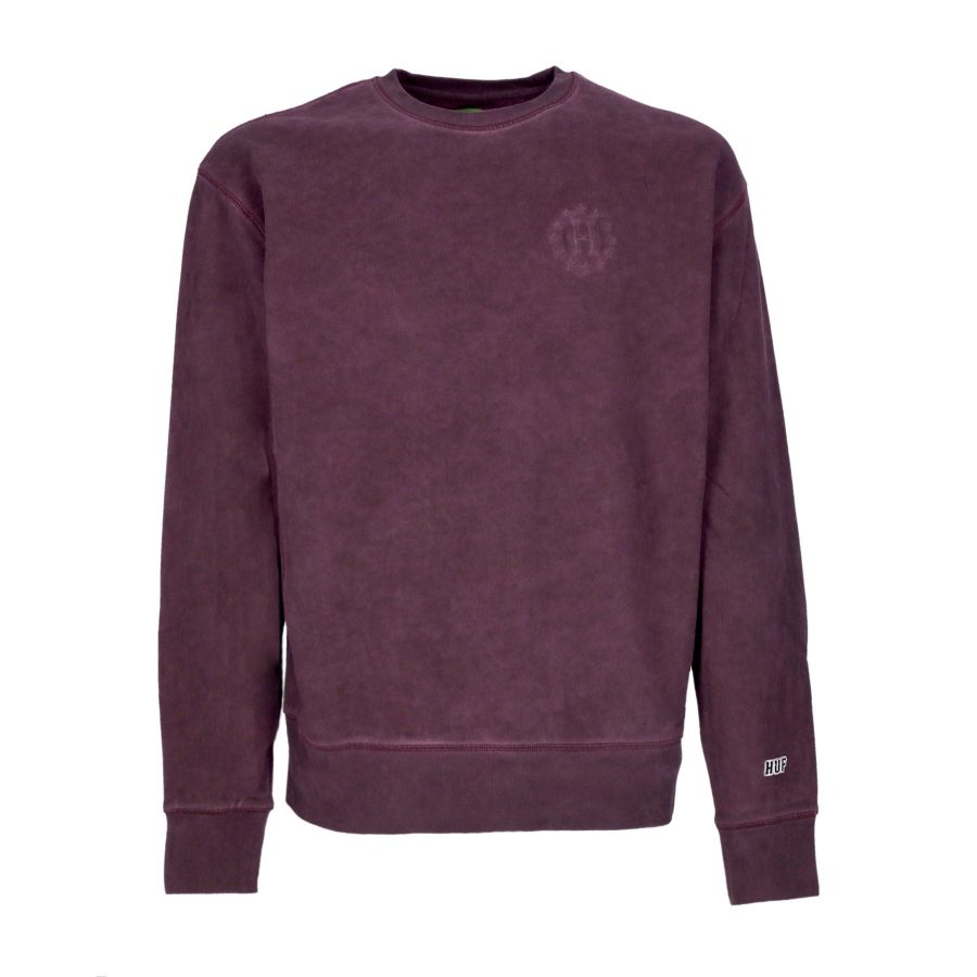 12 Galaxies Faded Crewneck Men's Crewneck Sweatshirt Wine