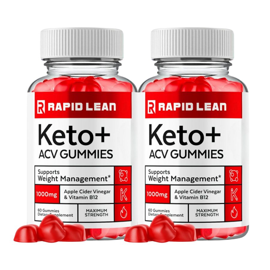 2 Pack Rapid Lean Keto ACV Gummies, Rapid Lean Gummies Weight Loss - 120 Gummies