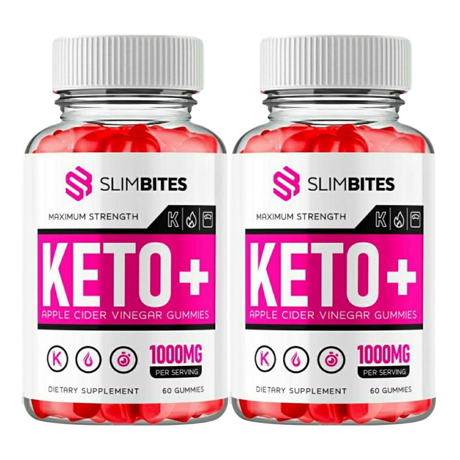 2 Pack SlimBites Keto ACV Gummies, Slim Bites Gummies Weight Loss - 120 Gummies