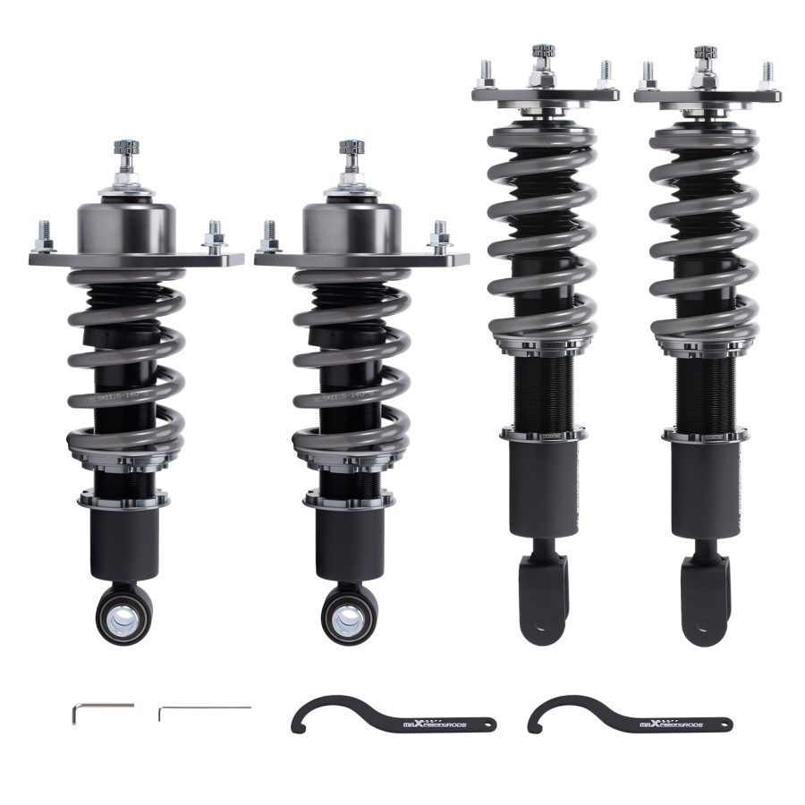 24 Ways Damper Adjustable Coilovers Kit compatible for Mazda RX-8 2004-2011 Struts lowering kit