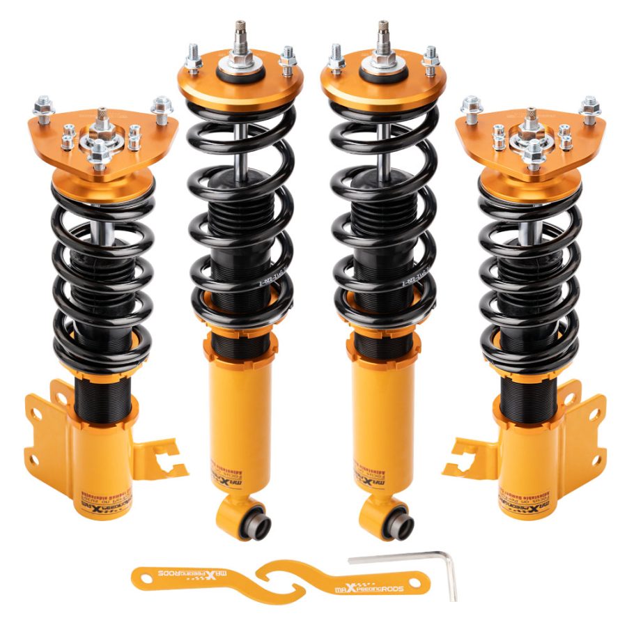 24-ways Damper Adjustable Coilover Suspensions compatible for Nissan s13 coilovers 240SX 180SX 88-94 lowering kit