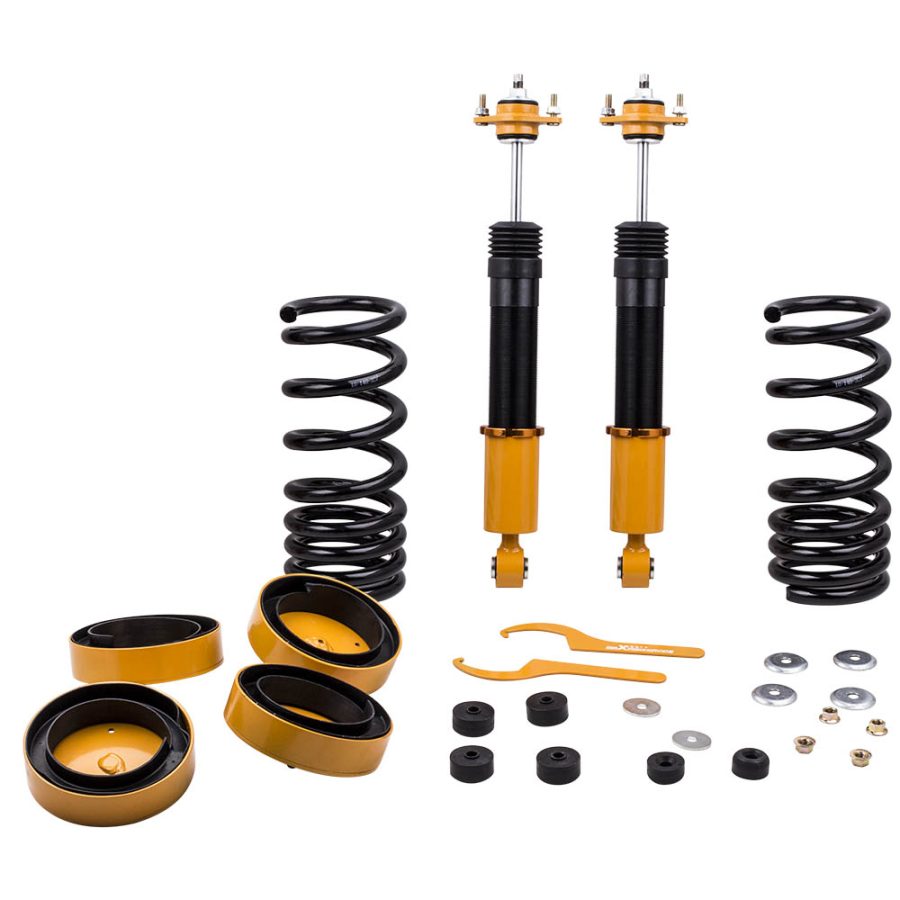 2pcs Rear Air to Coil Springs Conversion Kits compatible for Lincoln Mark VIII 1993-1998 lowering kit