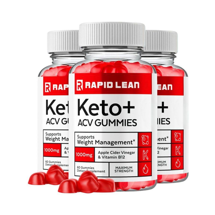 3 Pack Rapid Lean Keto ACV Gummies, Rapid Lean Gummies Weight Loss - 180 Gummies