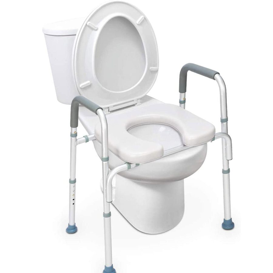 300LBS Capacity Raised Toilet Seat with Legs