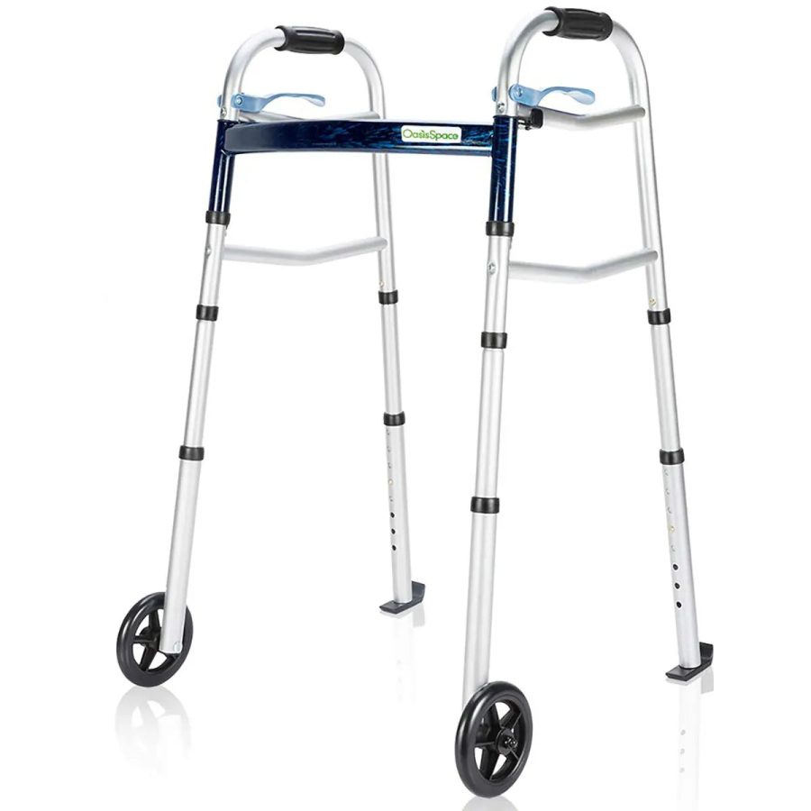 350LBS Capacity 2 Wheel Walker