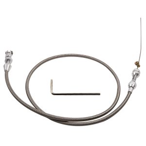 36 inch Stainless Steel Throttle Cable compatible for Chevy LS1 4.8 5.3 5.7 6.0 36 inch Long Cable