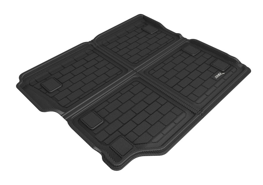 3D MATS M1JP0231309 18-21 Jeep Wrangler Unlimited JL w/Sub/Flat Load Floor Kagu Cargo Liner - Black