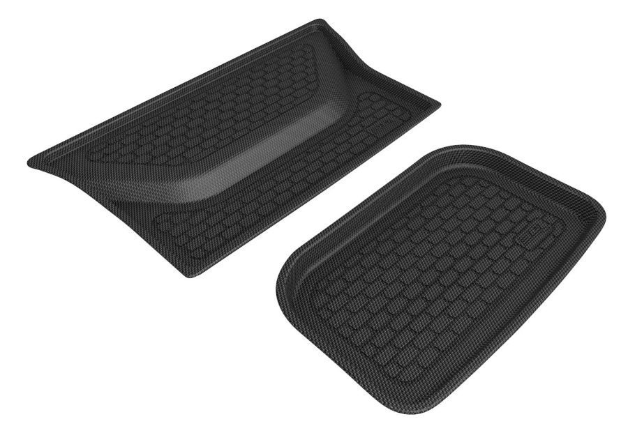 3D MATS M1TL0181309 Custom Fit Kagu Cargo Liner (Black) Compatible with Tesla Model Y 5-Seat 2020-2024 - Rear Lower Cargo Liner