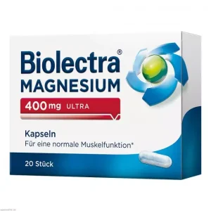 4 PACK Biolectra Magnesium 400 mg Ultra Drinking Granules Orange, 20-Piece