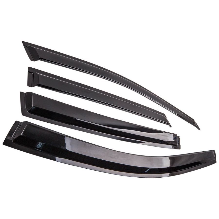 4 Pcs New Smoke Window Visor Sun Rain Guard Vent Shade compatible for Honda CRV 2007-2011