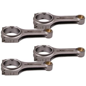 4340 Forged H-Beam Connecting Rods compatible for Nissan QR25DE 2.5L Altima Frontier 5.630