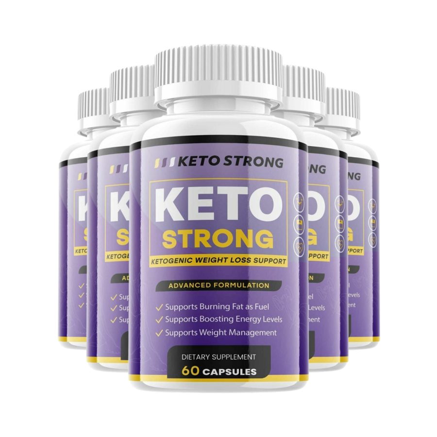 5 Pack Keto Strong Pills - Natural Formula For Weight Loss - 300 Capsules