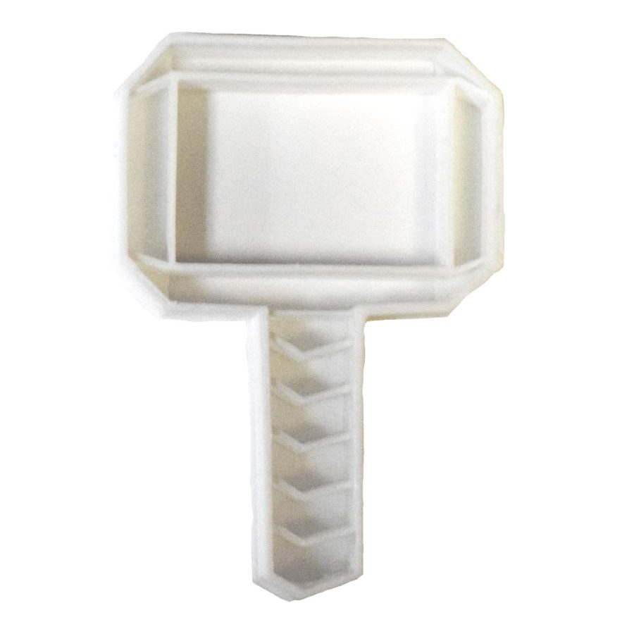 6x Thor Hammer Fondant Cutter Cupcake Topper 1.75 IN USA FD465