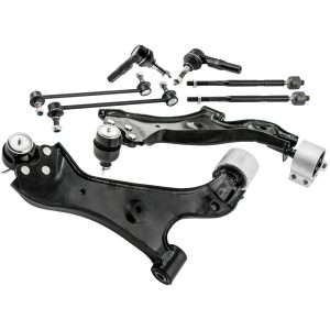 8pcs Suspension Kit Lower Control Arms w/Ball Joints compatible for Chevrolet Equinox 10-17