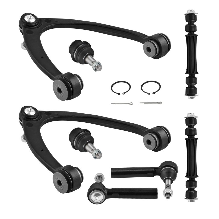 8x Front Upper Control Arm Sway Bar Kit compatible for Chevy Silverado 1500 compatible for Tahoe 2007-2013