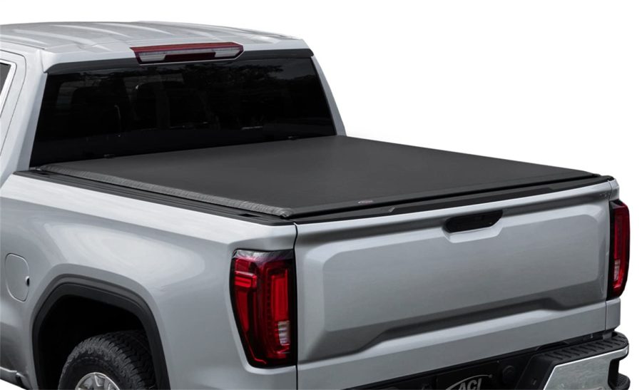 ACCESS 42389 Tonneau Cover; Lorado; Soft Roll-Up Hook And Loop; Lockable Using Tailgate Handle Lock; Black; Vinyl