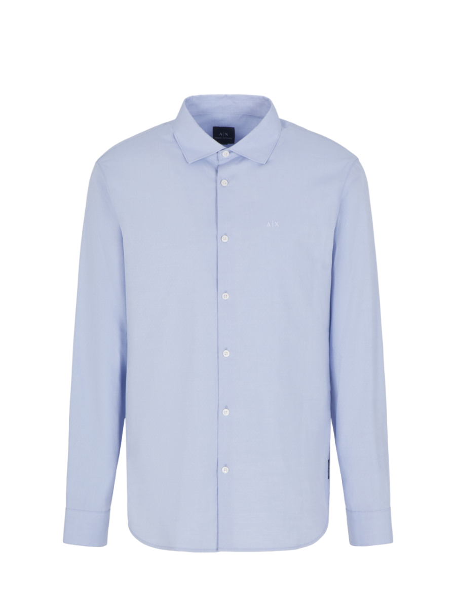 ARMANI EXCHANGE Shirts Clear Blue