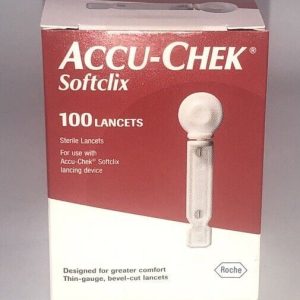 Accu-Chek Softclix Lancets for Diabetic Blood Glucose Testing(Pk 100)Exp 01/2027