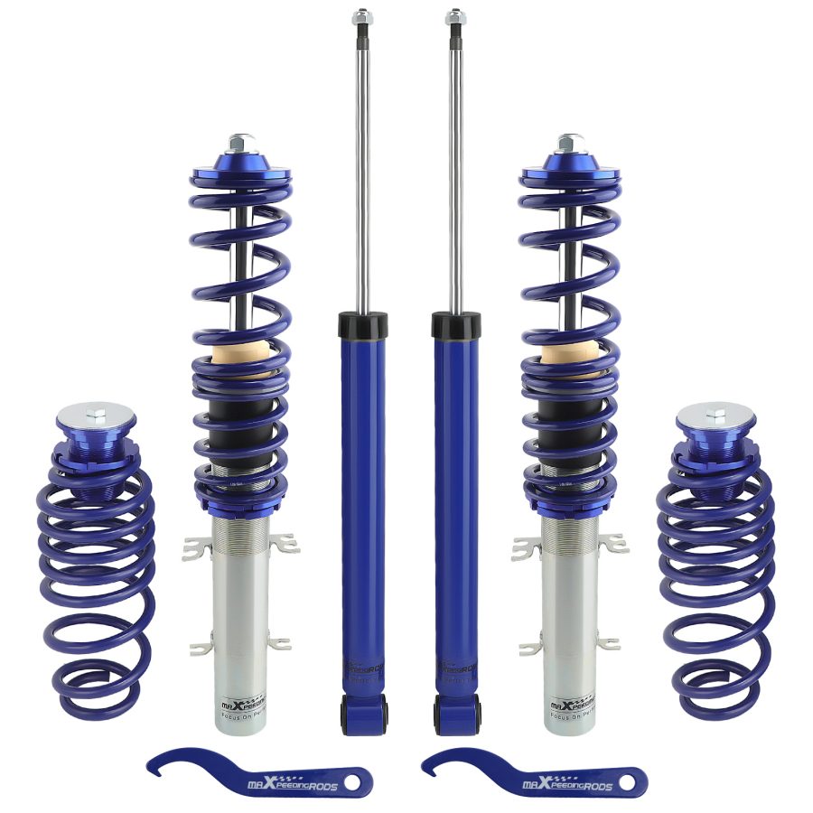 Adjustable Coilovers Absorber Springs Compatible for VW NEW BEETLE (9C1, 1C1) Compatible for FWD 1998-2010 lowering kit