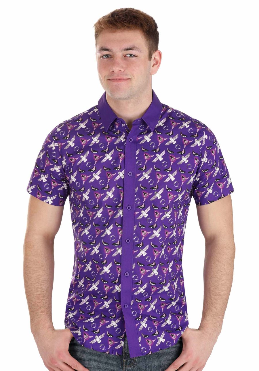 Adult Labyrinth Button Up Shirt