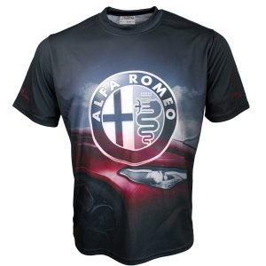 Alfa Romeo Fan T-Shirt Car Racing Sports Top Gift New Fashion Alfa Romeo Shirt