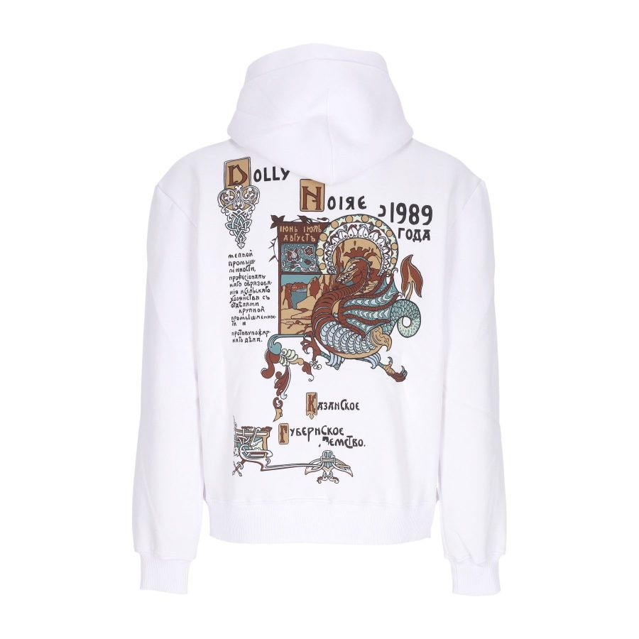 Ancient Dragon Hoodie White Men's Hoodie