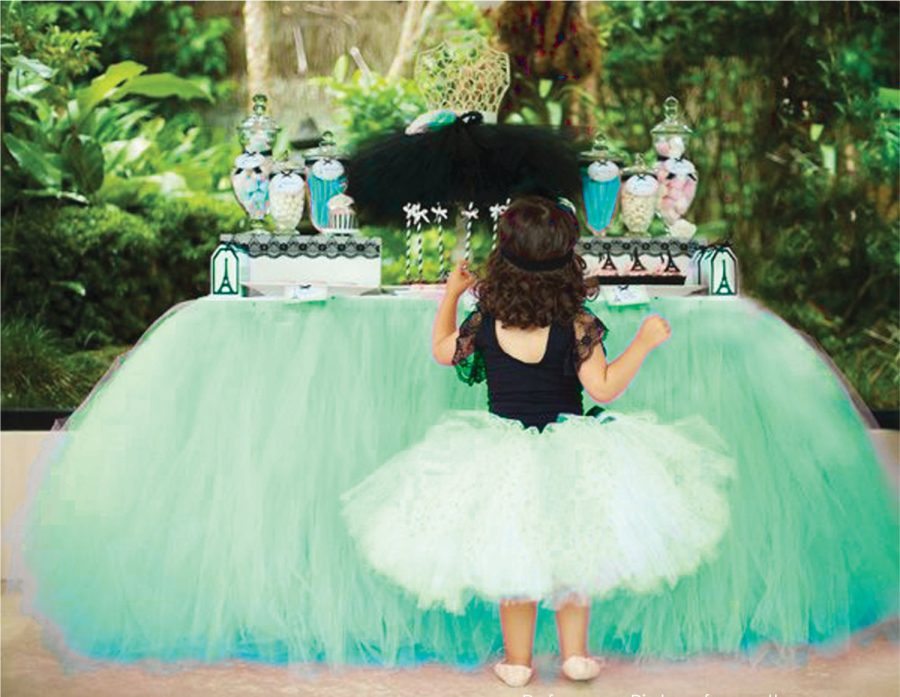 Any Color TABLE TUTU Skirt Rainbow Table Tulle Skirt Tutu Tulle Table Decoration