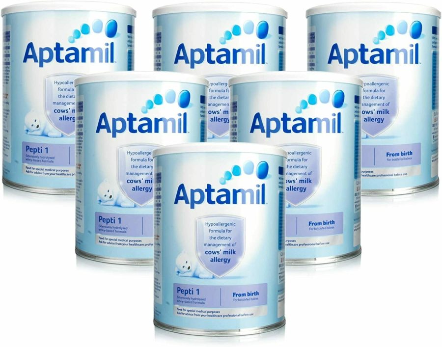 Aptamil Pepti 1 Baby Milk Formula 800g x 6 Hydrolysed Whey Protein, UK Pharmacy