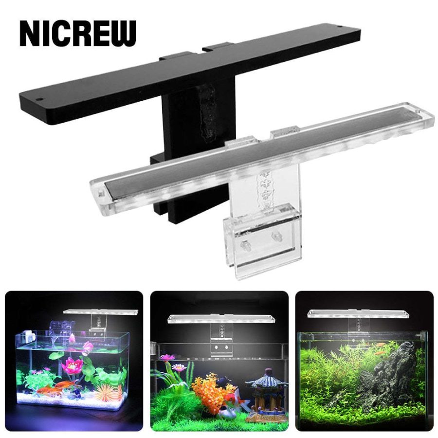 Aquarium Lamp LED Plant Light Fits Tanks 3-8MM Thickness Aquatic Lamp Aquarium B