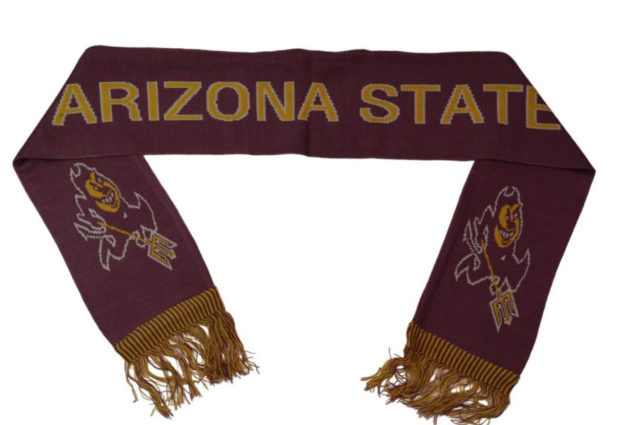 Arizona State Sun Devils NCAA Team Knit Logo Winter Scarf