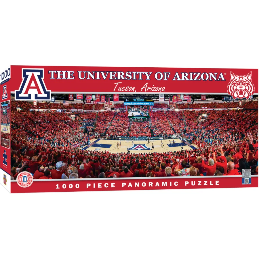 Arizona Wildcats - 1000 Piece Panoramic Jigsaw Puzzle by Masterpieces