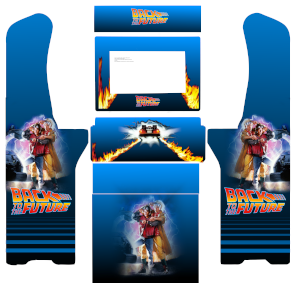 AtGames Legends Ultimate ALU Back To The Future Arcade/Arcade Cabinet side Art