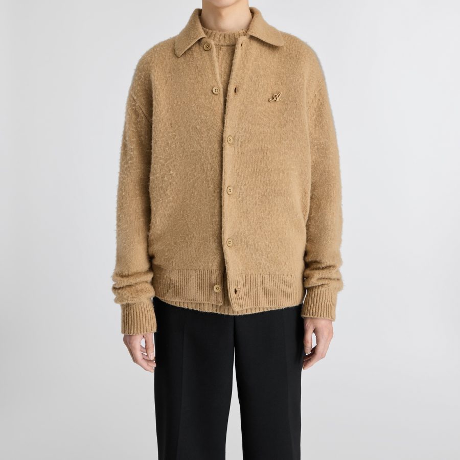 Axel Arigato Ode Wool and Cashmere-Blend Knit Cardigan - S