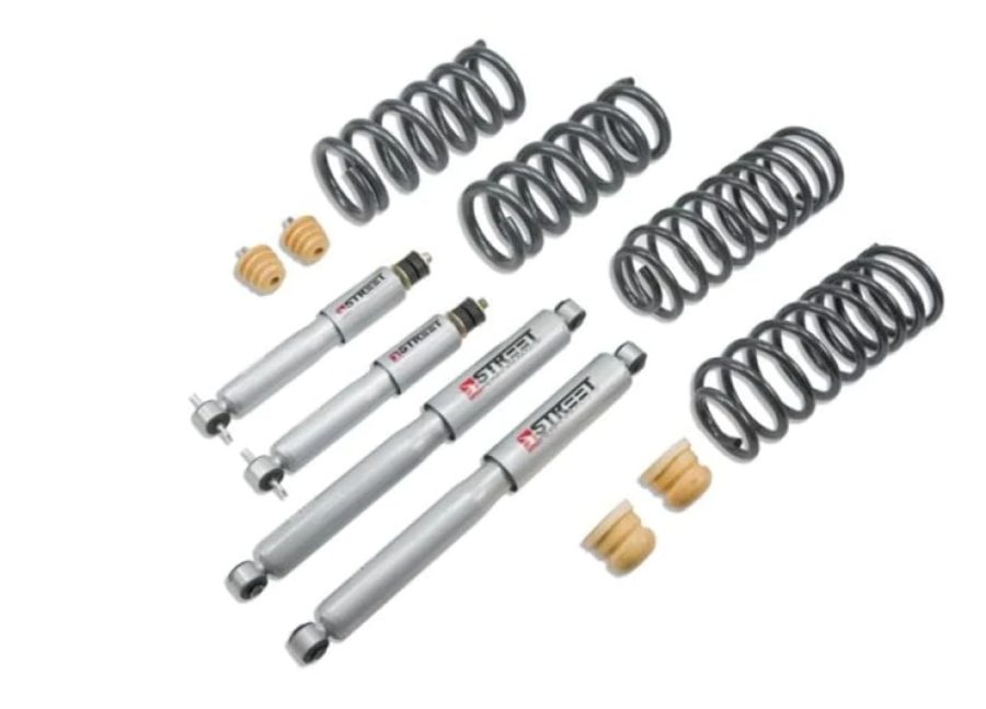 BELLTECH 964SP SUSPENSION LOWERING FRONT AND REAR COMPLETE KIT W/ STREET PERFORMANCE SHOCKS