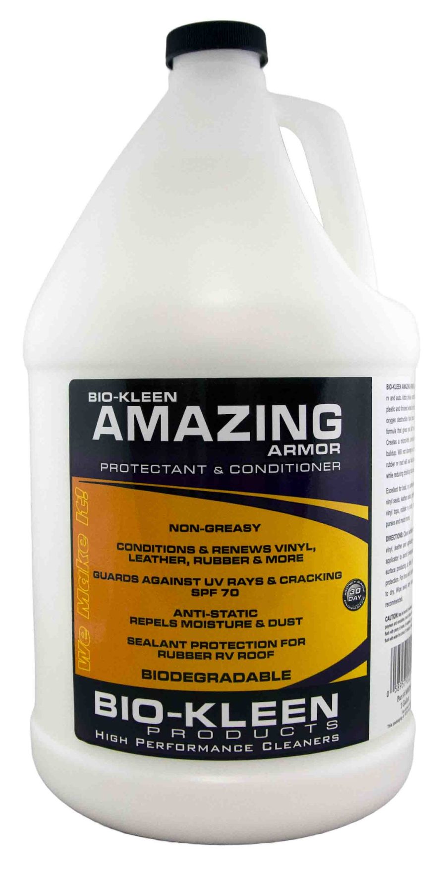 BIO-KLEEN M00209 AMAZING ARMOR 1 GAL, 1 Gallon Jug; Single; Use Protect Vinyl/ Rubber/ Leather Surface